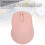 Mouse wireless rosa 500mAh BT5.0 2.4G 800-1600 DPI 5
