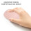 Mouse wireless rosa 500mAh BT5.0 2.4G 800-1600 DPI 7