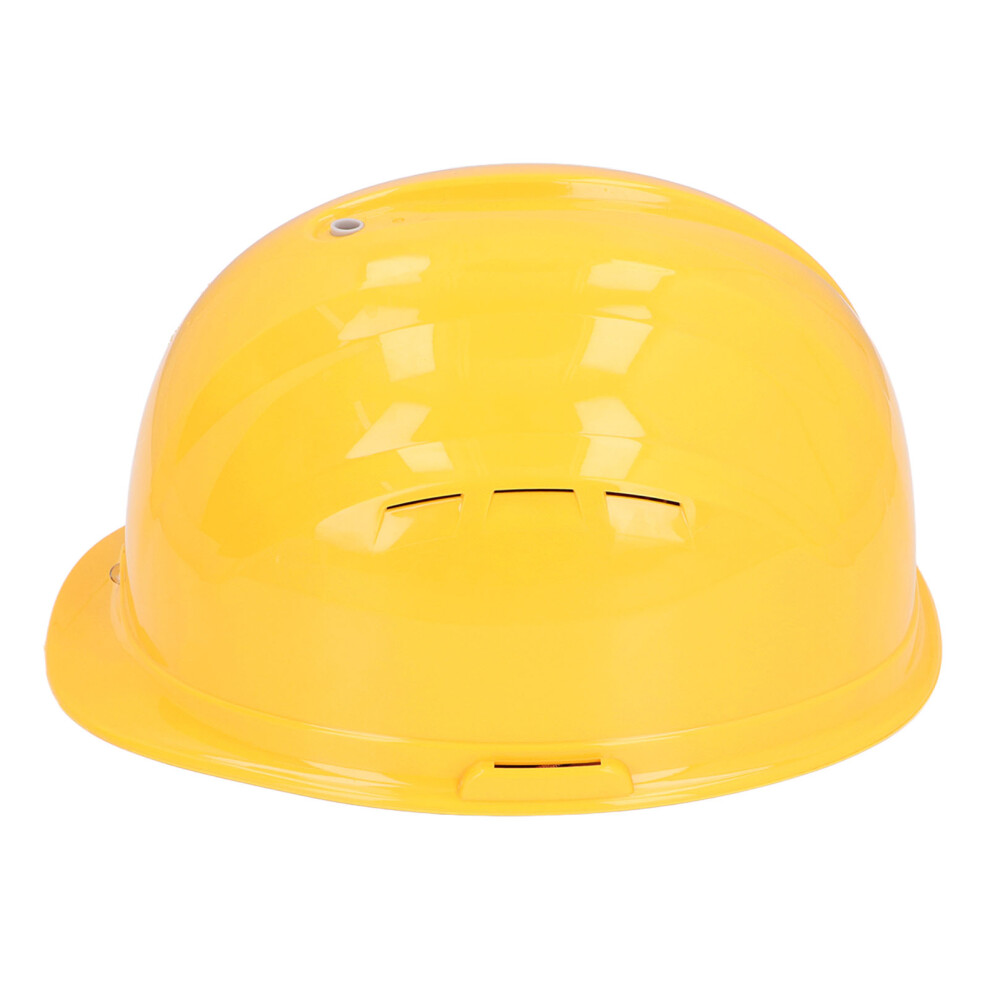 Yellow Hard Hat With 7000Mah Rechargeable Fan & Headlight - Safe & Cool 9401334032971