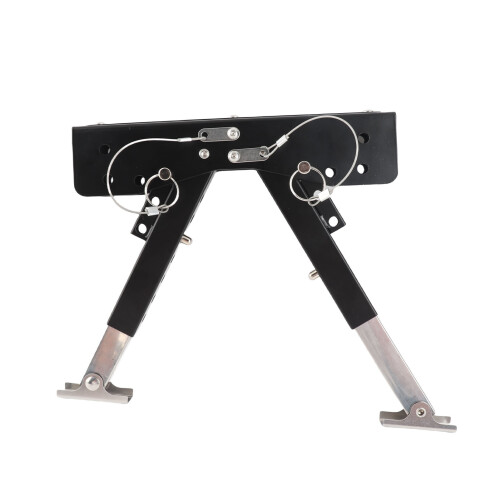 Adjustable Folding RV Step Stabilizer - Stainless Steel Anti-Slip 12x8 in 2