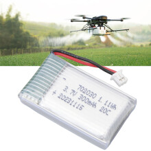 3,7 V 300 mAh 20C Lithium-Batterie für RC-Drohnen, Hubschrauber, Flugzeugzubehör 702030 Batterie mit PH1,25 Gerade Stecker