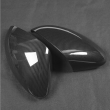 Carbon Fiber Style Mirror Cap for Alfa Romeo Stelvio 17-20 Models