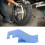 Porta-attrezzi per cambio gomme in alluminio 6061 blu per CRF 16
