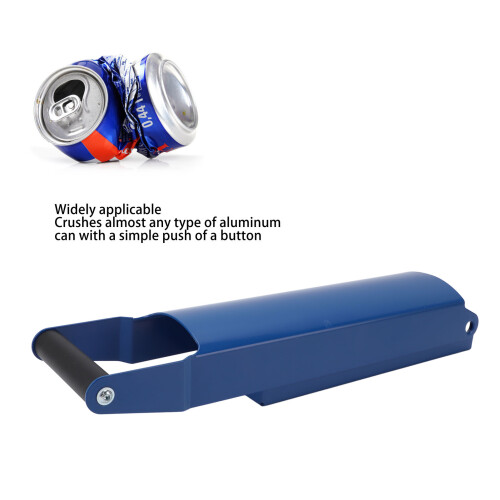 Aluminum Can Crusher 16oz Blue Eco-Friendly SpaceSaver Compact Tool 2