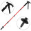 Durable Red Aluminium Trekking Pole with T Handle for Climbing & Camping 14