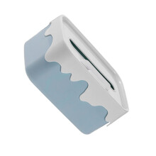Desktop Tissue Box - Süßes Multifunktionales Papiertaschentuch- Aufbewahrungsbox für Zuhause, Wohnzimmer, Couchtisch, Blau