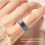 10# Smart Ring 20mAh, Schwarz, 19.9mm ID/62.1mm Circ 10