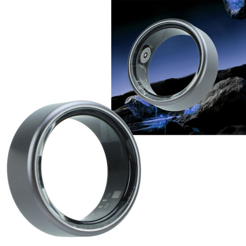 10# Smart Ring 20mAh, Schwarz, 19.9mm ID/62.1mm Circ