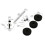 Durable Silver Aluminum Alloy Cymbal Stacker with Felt Attachment 2