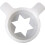 Moldable Hexagram Star Mouth, Food Grade Ice Maker Cap, Modelable Mouth in Hexagram Shape, Replacement Part 4
