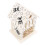 Casa per api in legno 10x10x15,5 cm, 290 g, legno massiccio 13