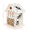 Casa per api in legno 10x10x15,5 cm, 290 g, legno massiccio 2
