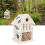 Casa per api in legno 10x10x15,5 cm, 290 g, legno massiccio 16