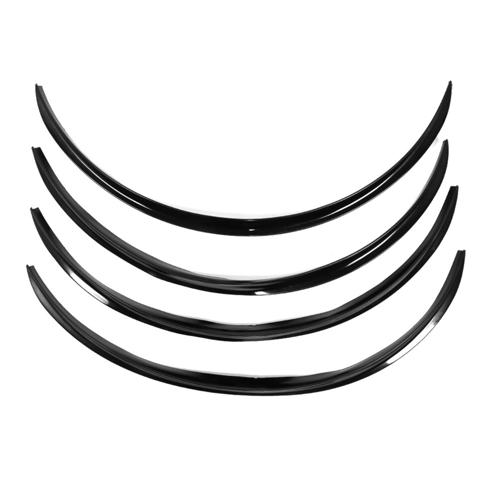 72Cm Universal Wheel Eyebrow Protector Lip Trim 4Pcs Set Black 9321334035973