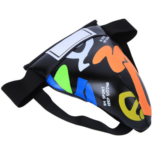 Children's Black Jockstrap Groin Guard for Boxing Sanda Taekwondo Training 2