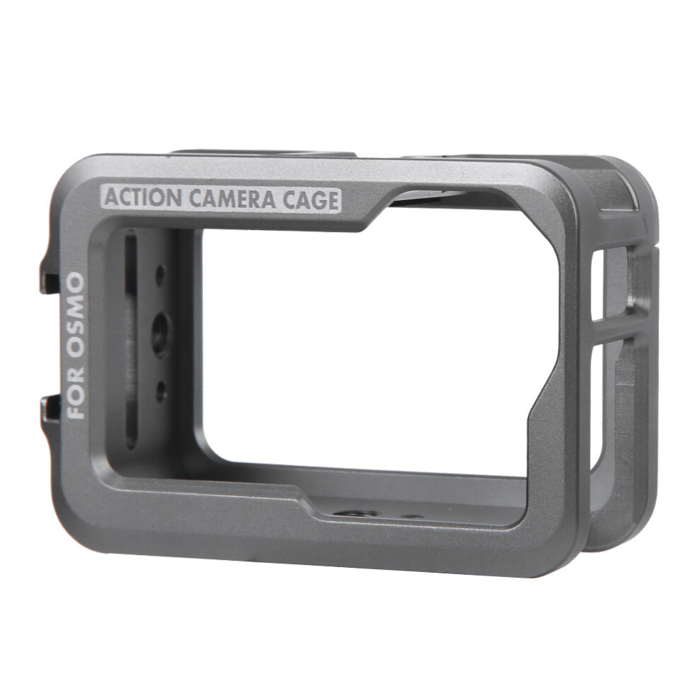 Slim Aluminium Alloy Action Camera Cage With Vlog Extension For Dji Osmo 8281334039153