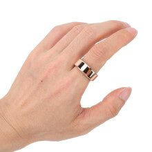 Bague intelligente dorée 20 mAh, Taille 12, autonomie de 7 jours