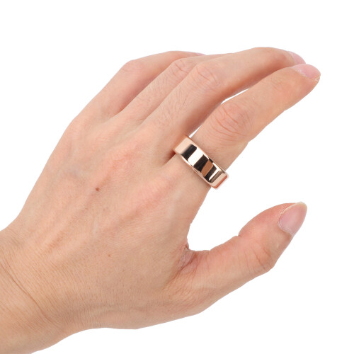 Goldener Smart-Ring 20 mAh, Größe 12 Gesundheits-Tracker