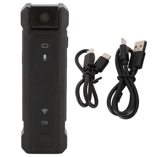 Caméra corporelle 1080P 500 mAh 128 Go objectif à 180 1