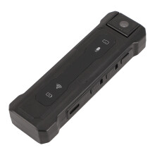 1080P Telecamera indossabile nera 500mAh 128GB lente da 180
