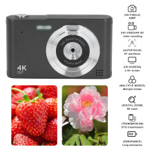 Fotocamera Digitale HD 48 MP 4K 2,4 pollici Zoom 16x Nero