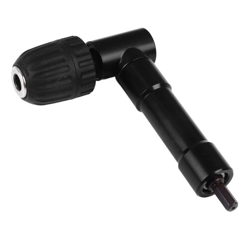 Right Angle Drill Adapter 90 Corner Chuck Attachment for Electric Drill, Metal Plastic Case 1
