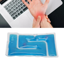 Reusable Gel Bead Ice Pack for Soreness & Swelling Relief, Blue