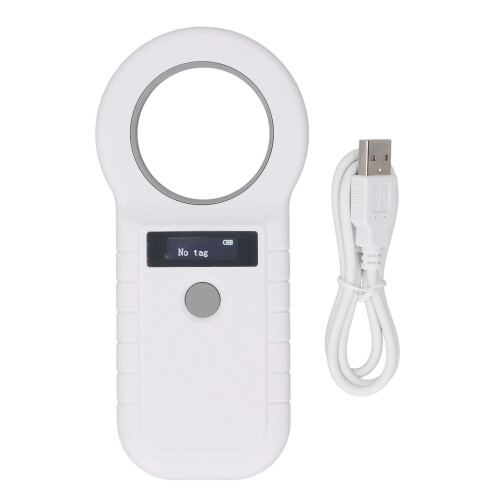 134.2K 800mAh DualFreq Lector de microchips para mascotas 155x74x15mm 2
