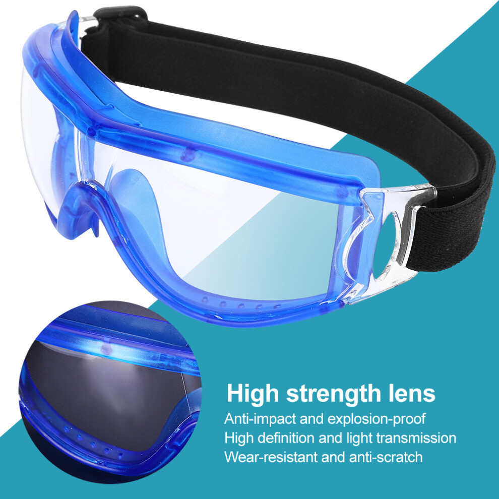 Kids Protective Anti-Fog Waterproof Goggles Blue Cycling Glasses