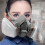Half Face Respirator KN90, Rubber, Model 6200P, FD-410 4
