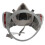 Half Face Respirator KN90, Rubber, Model 6200P, FD-410 13