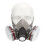 Half Face Respirator KN90, Rubber, Model 6200P, FD-410 15