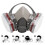 Half Face Respirator KN90, Rubber, Model 6200P, FD-410 12