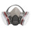 Half Face Respirator KN90, Rubber, Model 6200P, FD-410 2