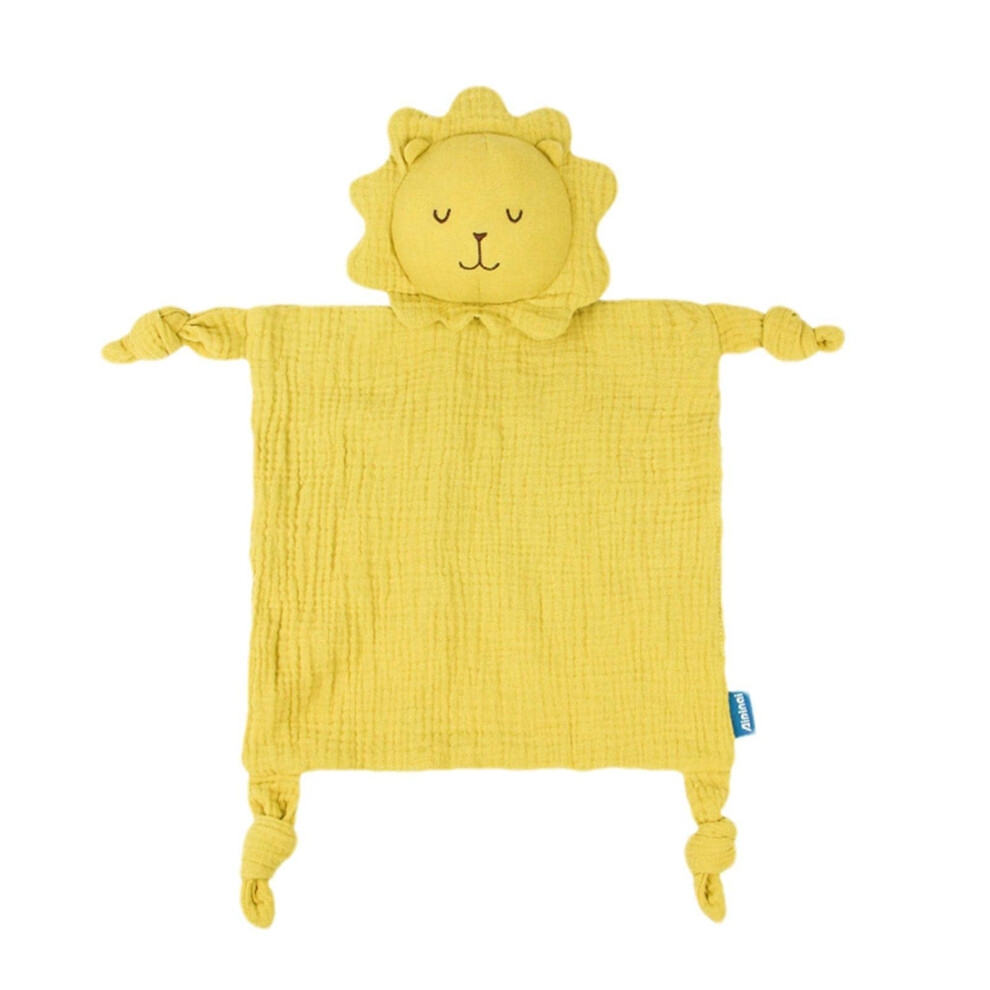 Baby Blanket Animals Animal Pattern Baby Blanket With Plush Toy Gender Neutral Lovey For Newborns Lion