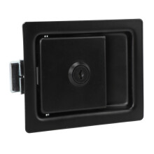 Cerradura de pala de acero al carbono de alta resistencia 128 x 102mm para caravanas, camiones y autocaravanas
