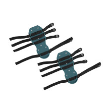 Heavy Duty Lawn Aerator Sandals with Iron Spikes, Adjustable Fit