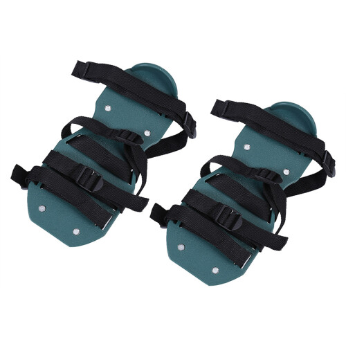 Heavy Duty Lawn Aerator Sandals with Iron Spikes, Adjustable Fit 2