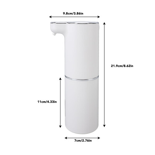 Dispenser automatico di sapone 300ml Luce bianca 1