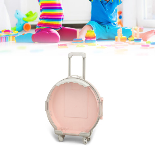 Hellrosa 206,530,5 cm Mini-Runder Spielzeug-Organizer
