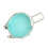 Blauer runder Koffer-Spielzeug-Organizer 20  6,5  30,5 cm 7