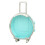 Blauer runder Koffer-Spielzeug-Organizer 20  6,5  30,5 cm 2