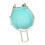 Blauer runder Koffer-Spielzeug-Organizer 20  6,5  30,5 cm 8