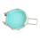 Blauer runder Koffer-Spielzeug-Organizer 20  6,5  30,5 cm 4