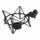 Lightweight Black Mic Shock Mount Compatible with TLM Series Models 13