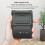 58mm Bluetooth Thermal Label Printer Inkless for Shipping UK Plug 13