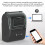 58mm Bluetooth Thermal Label Printer Inkless for Shipping UK Plug 5