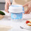 Home Yogurt Strainer Portable Yogurt Whey Separator Juice Filter Reusable Milk Maker Machine Small Batches 450g 2