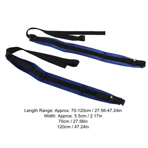 Spallacci a soffietto regolabili in velluto e nylon leggeri set da 2 per borse 1