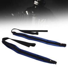 Adjustable Velvet & Nylon Accordion Shoulder Strap 70-120cm, 5.5cm Wide